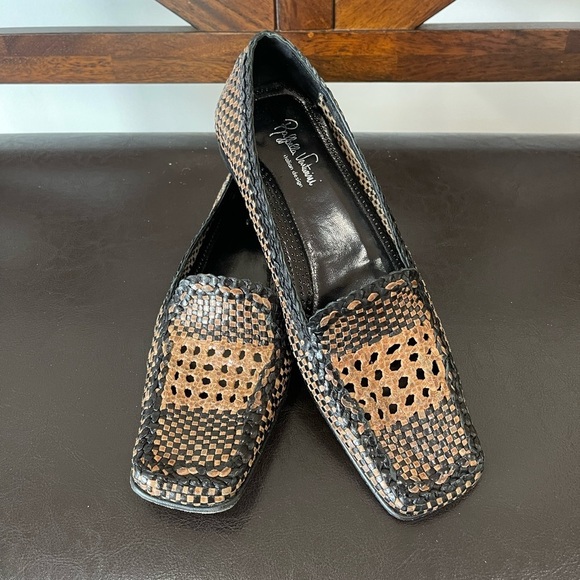 Raffaella Venturini brown and black leather loafers size 9 Eu 40 - Picture 17 of 17